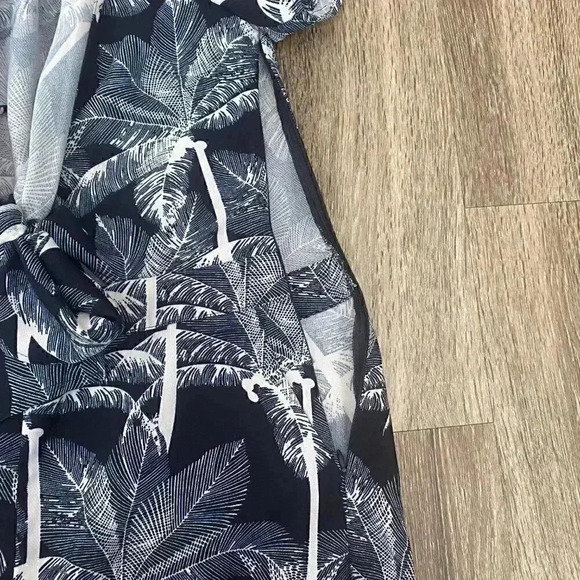 Womens Lucy Paris Black Floral Print Romper - S - Picture 5 of 6